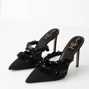 Sam Edelman Women's Athena Beaded Pumps in Black